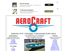 Tablet Screenshot of aerocraft-boats.org